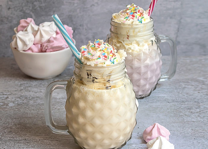 Milkshake βανίλια-μπανάνα!